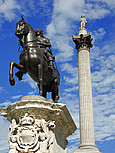  Ansicht Sehenswürdigkeit  Reiterstatue von Charles I.
