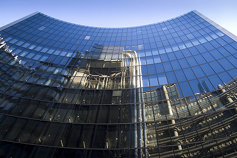 UK Landscape 43: Lloyd's building reflection
