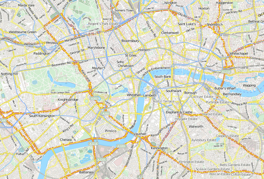 Stadtplan Downing Street No 10 1 