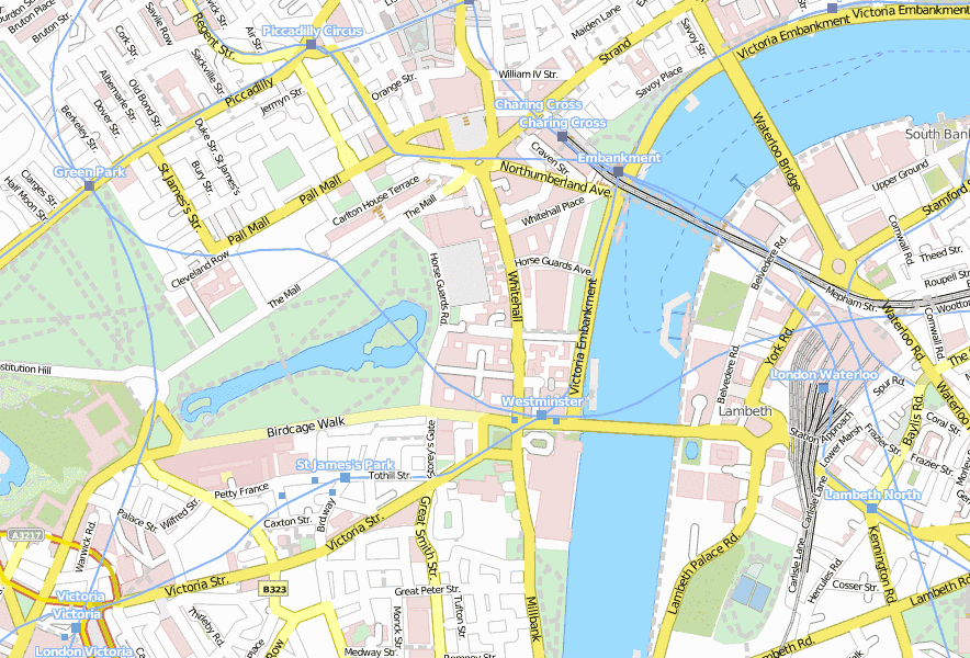 Stadtplan Downing Street No 10 2 