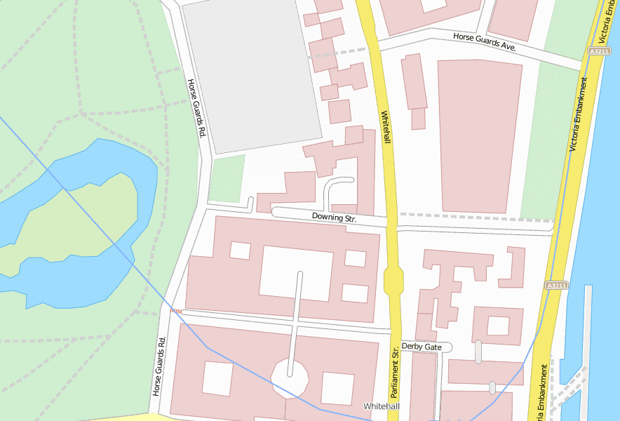 Stadtplan Downing Street No 10 3 