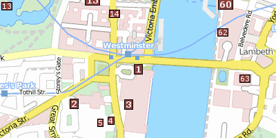 Big Ben London Stadtplan