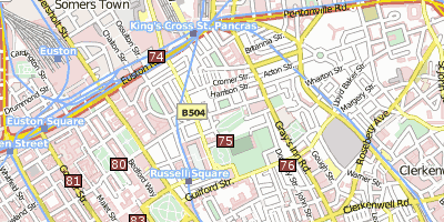 Stadtplan British Library London