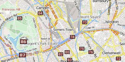 Jewish Museum London Stadtplan