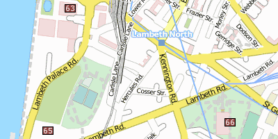 Stadtplan Lambeth Palace