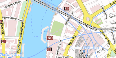 London Eye Stadtplan