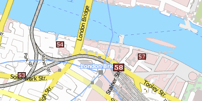 Southwark Cathedral London Stadtplan