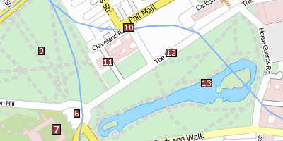 St. James´s Palace Stadtplan