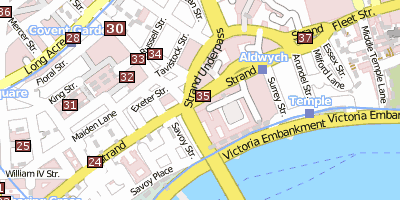 Stadtplan The Strand