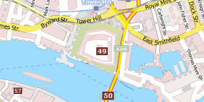 Tower of London London Stadtplan